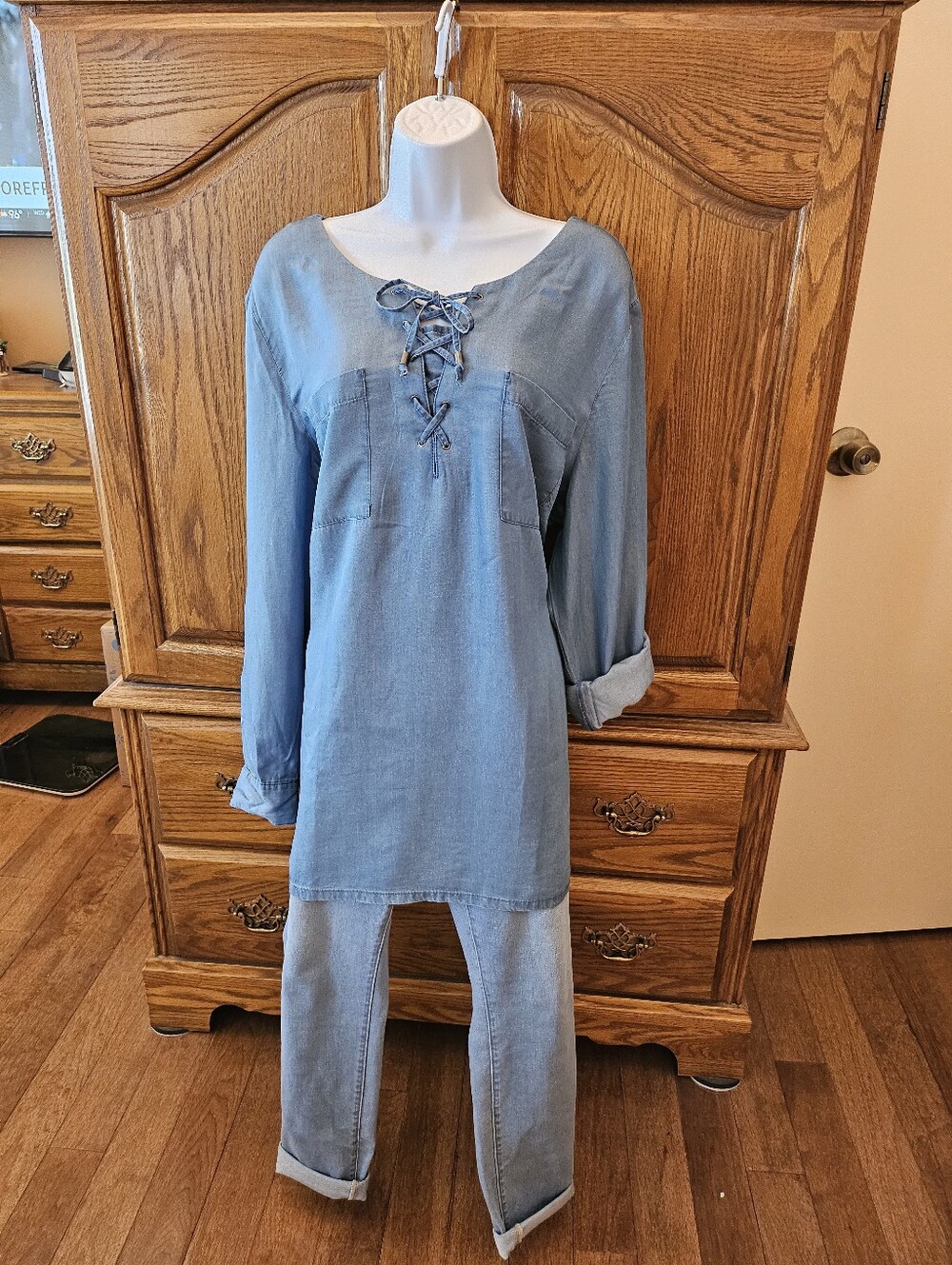 Style And Co. Lace-Up Tunic!